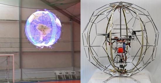 NTT Docomo推出世界上第一款球形照明无人机